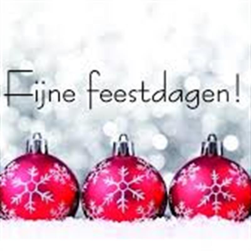 Fijne feestdagen